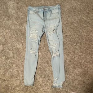 American eagle next level stretch distressed jeans size 12